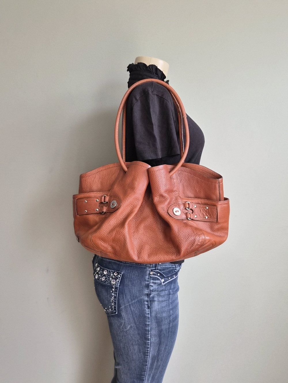COLE HAAN Village Leather Shoulder Bag